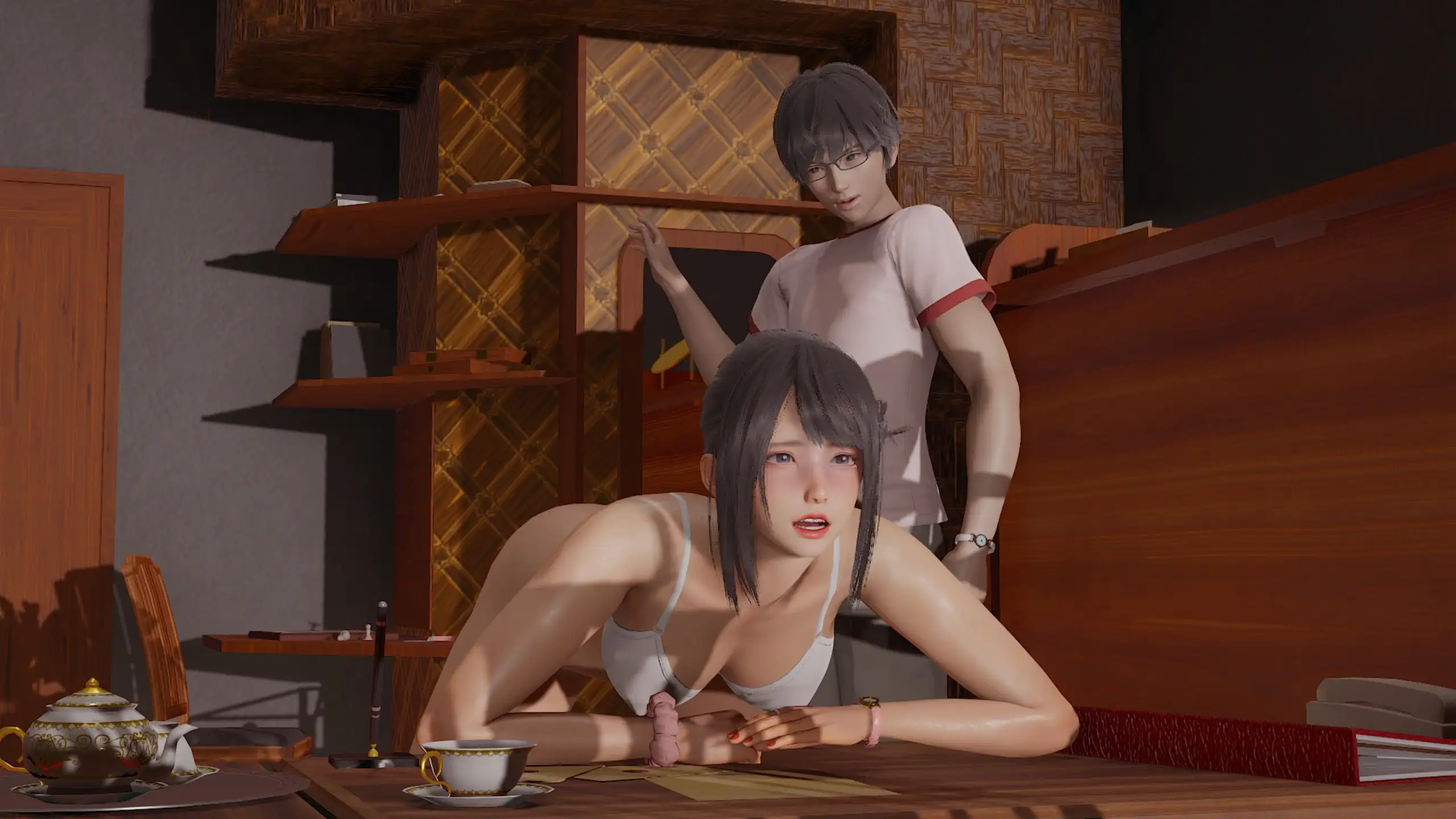 [3D漫画]学生会长的堕落1-6-JK调教[136MB]-百宝袋