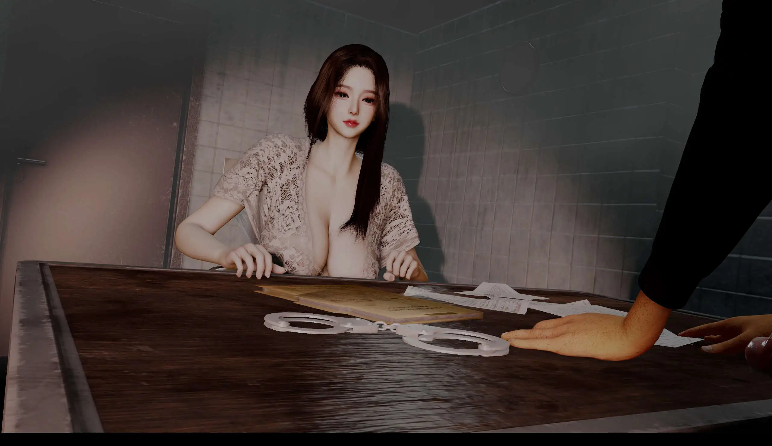 【3D/动态/VAM/NTR】落榜女神-审讯室NTR 极品肉丝御姐审讯室内暴力侵犯中出 【1.1G】-百宝袋