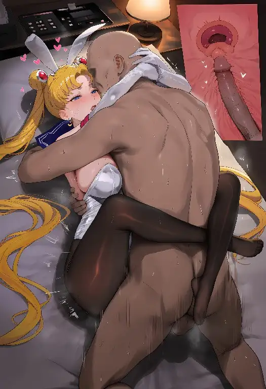 图片[1]-[3D彩漫无修正无字] cMonster ~ Usagi Tsukino (Sailor Moon) Bunny Girl x OLD MAN 美少女战士 [204M]
