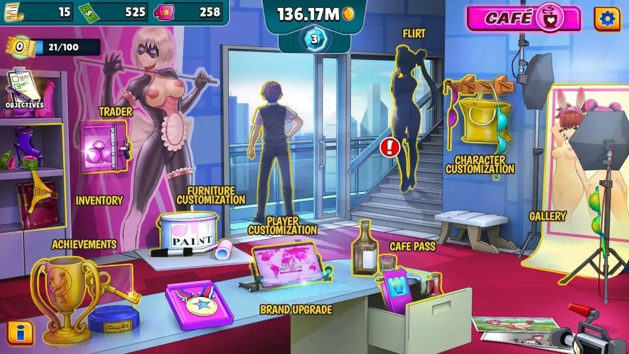 图片[4]-【SLG/AI汉化】女仆咖啡厅Hentai版v1.4.8【PC/343M】
