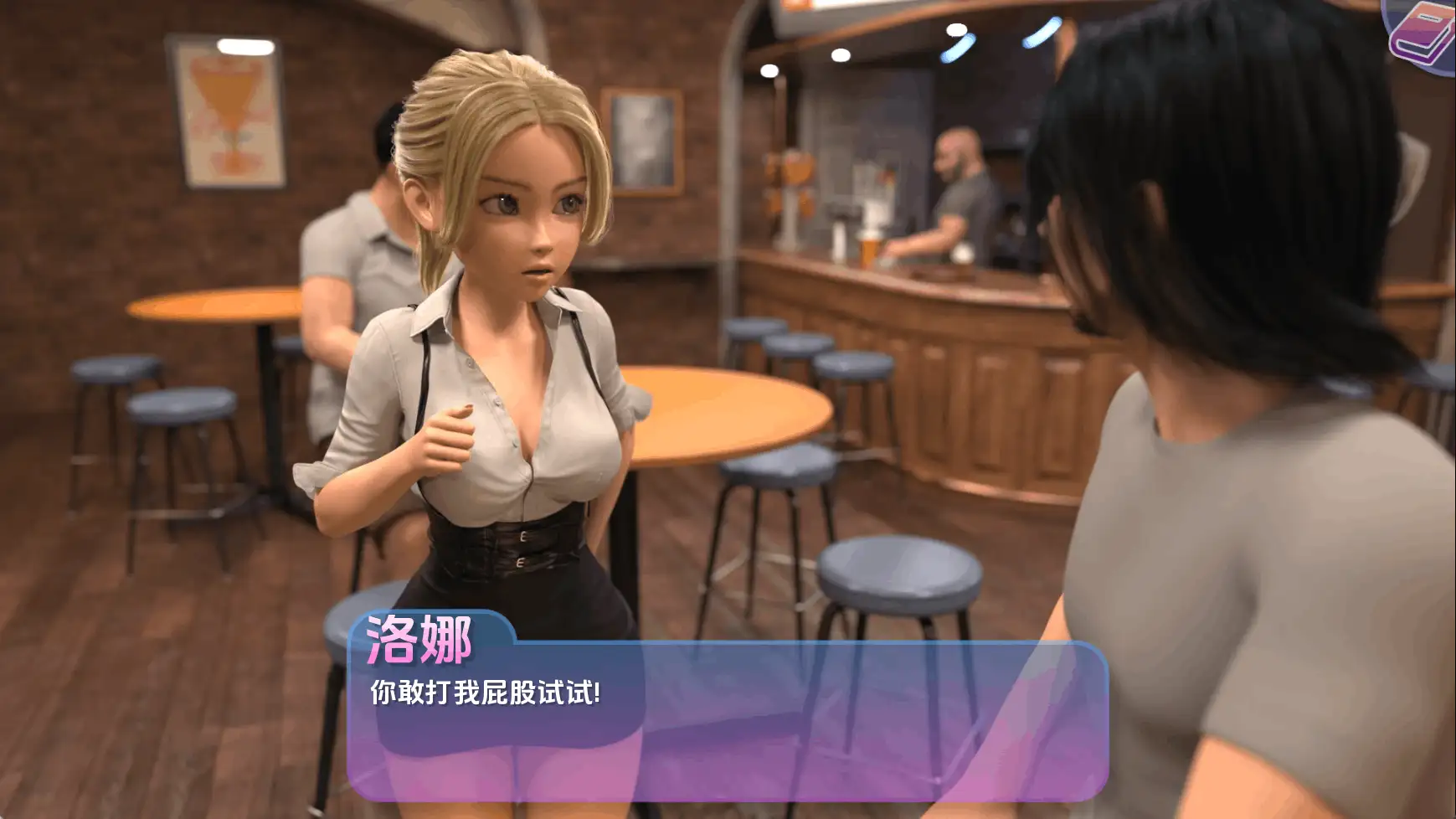 图片[4]-【欧美SLG/汉化/动态】辣妹女招待v0.1 AI版【PC+安卓/538M/更新】