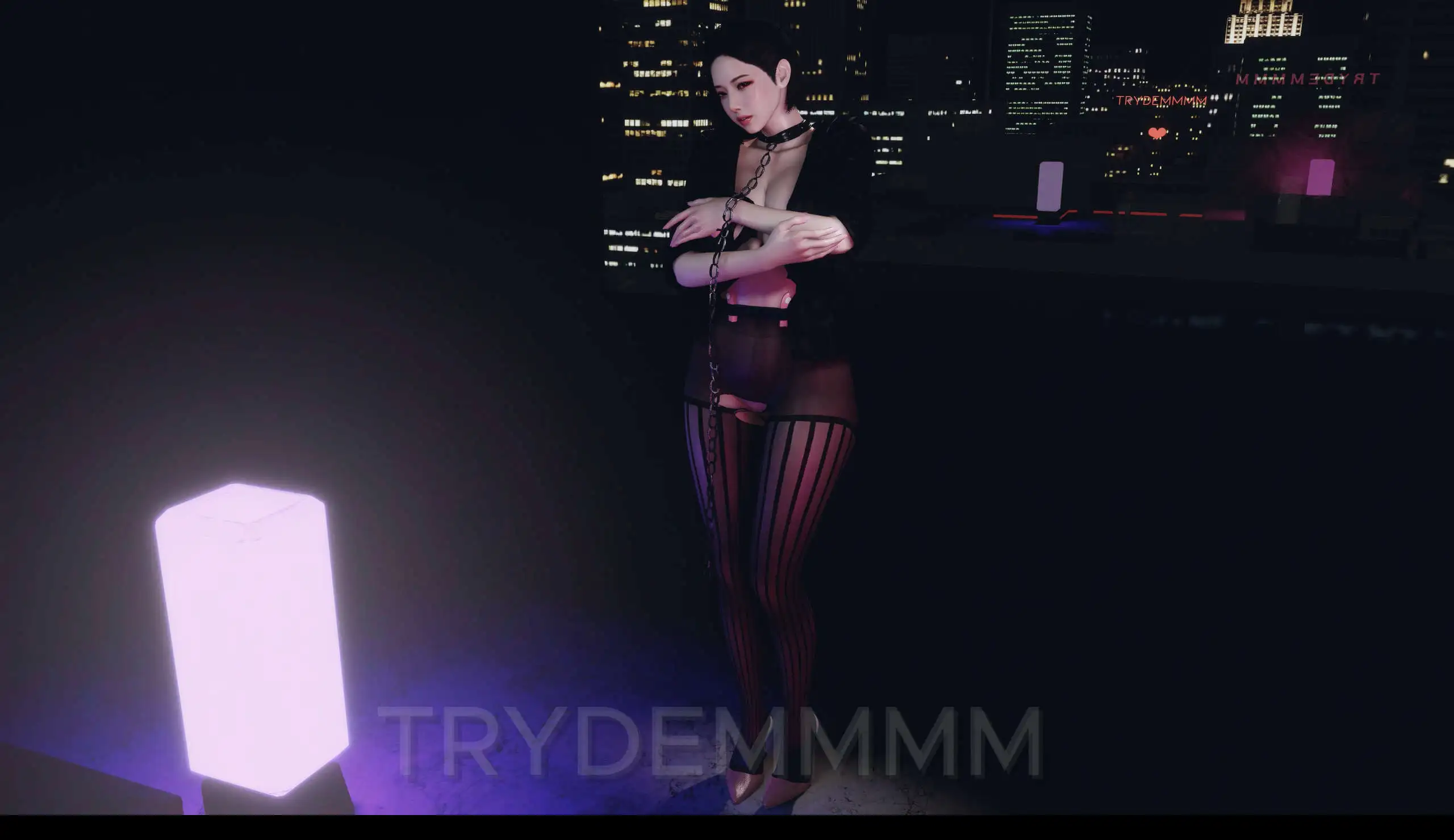 图片[10]-【3D/动态/VAM】欠债肉偿 巨乳黑丝人妻被债主的黑色巨根肏到失神【6.8G】