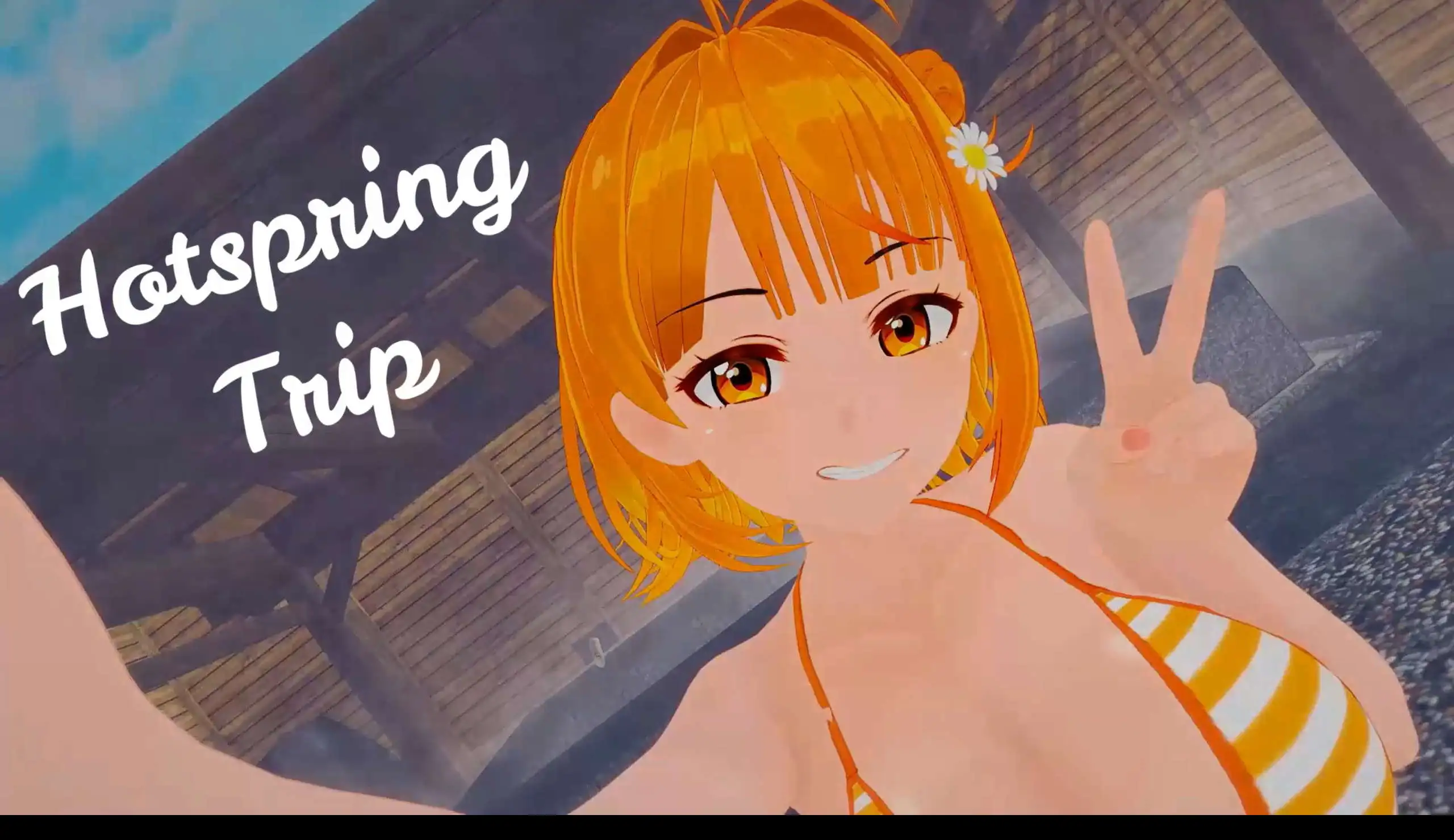 图片[9]-【3D/动态/VAM】温泉旅行 巨乳美少女混浴露天温泉内被猥琐老头轮番侵犯中出【795M】