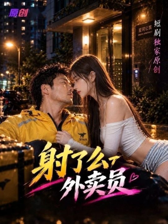 射了么外卖员海报